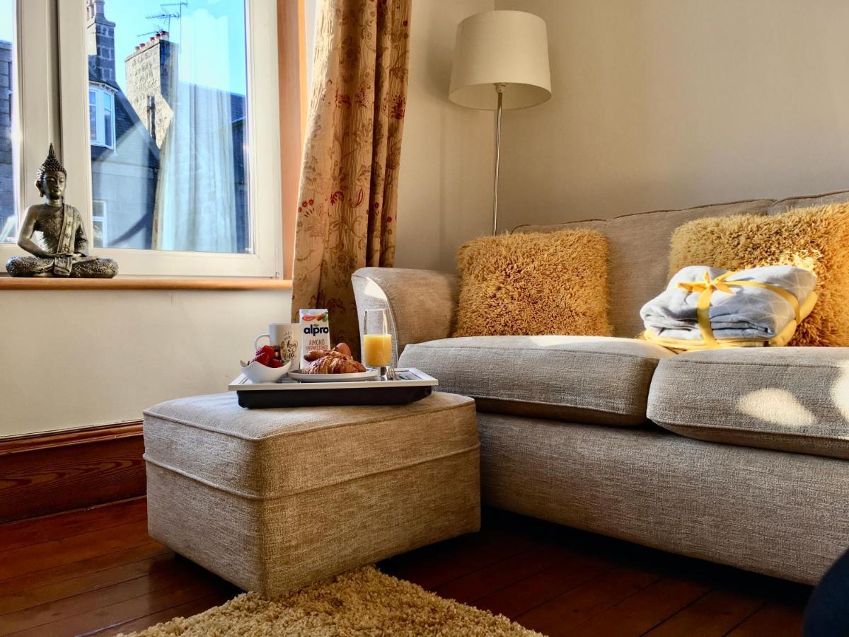Cosy 2 Bedroom Central Apartment - Free Parking, Free Wifi Aberdeen Exteriér fotografie